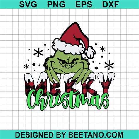 Grinch Merry Christmas SVG, Grinchmas SVG, The Grinch SVG, Xmas SVG