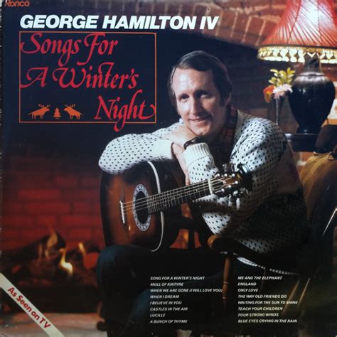 George Hamilton IV - Songs For A Winter's Night (1982, Vinyl) | Discogs