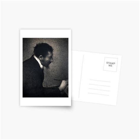 "Georges Seurat Portrait of Edmond François Aman-Jean" Postcard for ...