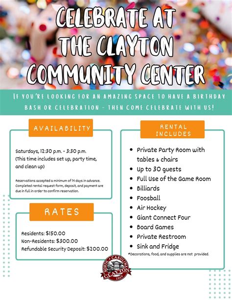 Clayton Community Center | Clayton, NC