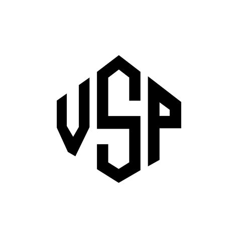 VSP letter logo design with polygon shape. VSP polygon and cube shape logo design. VSP hexagon ...