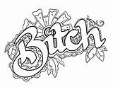 Swear Words Coloring Pages Adult Sketch Page sketch template