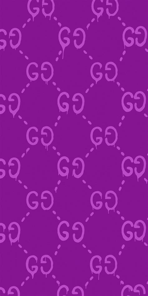 Gucci Ghost Pattern Purple Wallpapers - Wallpapers Clan