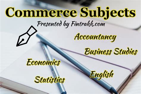 Commerce subjects | Fintrakk