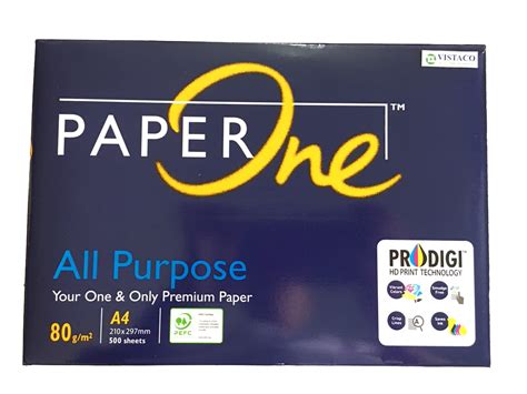 Giấy Paper One A4 80gsm 500 tờ/ream