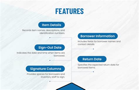 Inventory Sign Out Sheet Template in Google Docs, Google Sheets, Pages ...