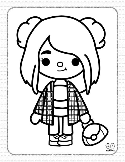 Toca Life Coloring Pages 8 | Páginas para colorear lindas, Páginas para colorear, Mini arte en ...