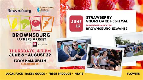 Brownsburg Farmers Market: Strawberry Shortcake Festival, Town of ...