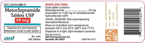 Metoclopramide Tablets: Package Insert - Drugs.com