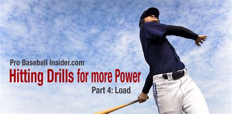 Hitting Drills for Power – Part 4, Baseball swing load - Pro Baseball ...