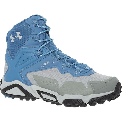 "Under Armour" Blue Gore-Tex Leather High Top Trainers - TK Maxx ...