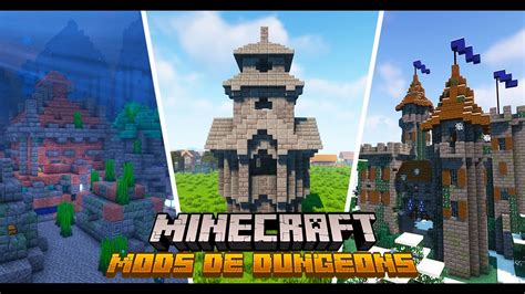 🏰5 MODS DE DUNGEONS PARA MINECRAFT 1.16.5 / 1.19.4 - YouTube