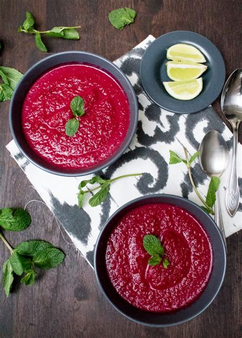 Roasted Beetroot Soup - super easy and delicious