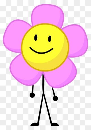 Bfb - Battle For Bfdi Flower Clipart (#1489392) - PinClipart