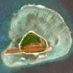 Thitu Island in Philippines (Google Maps)