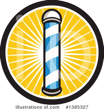 Barber Pole Clipart #1055903 - Illustration by michaeltravers