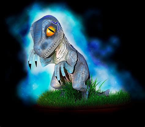 The Best 16 Background Velociraptor Blue Wallpaper