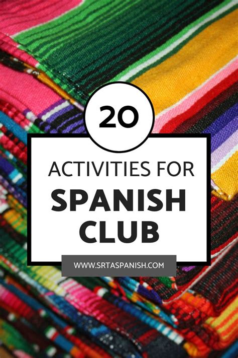 30 Ideas for Spanish Club | Spanish club, Spanish students, Spanish club activities