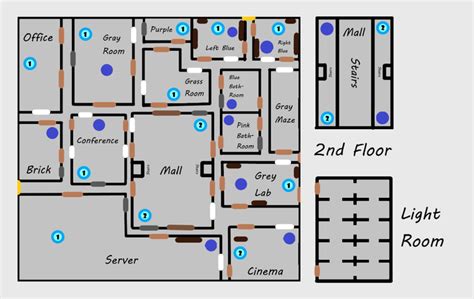 Flee The Facility Map Blueprints (Updated) : r/fleethefacility