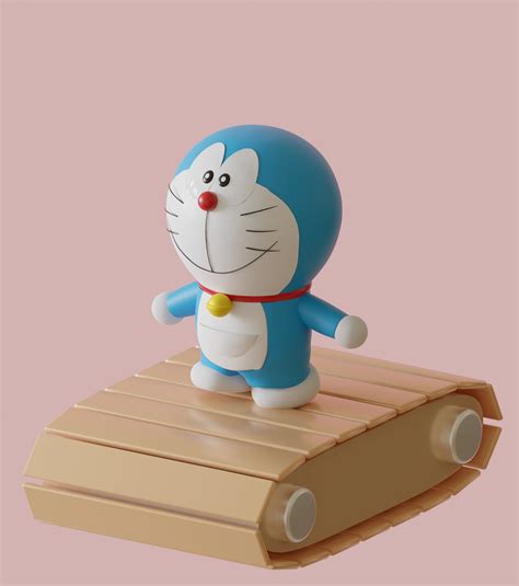 ArtStation - Doraemon Cartoon 3D Model - RIGGED