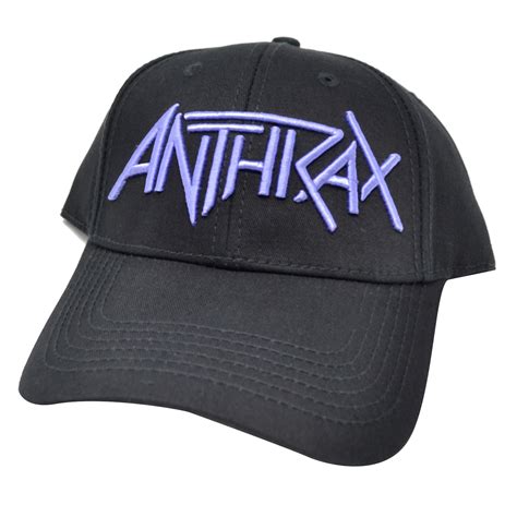 Anthrax Purple Logo Hat Headwear | Loudtrax