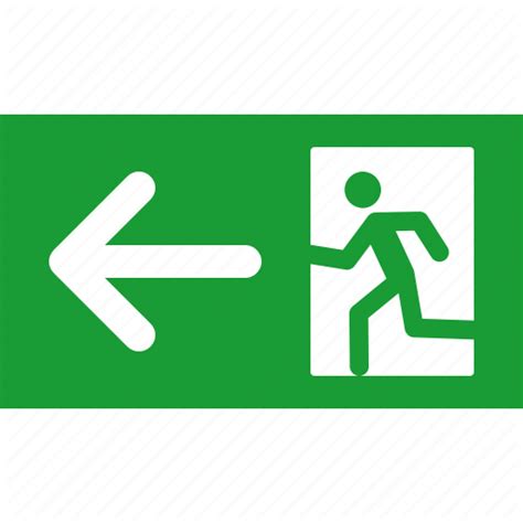 Emergency Exit Icon at Vectorified.com | Collection of Emergency Exit ...