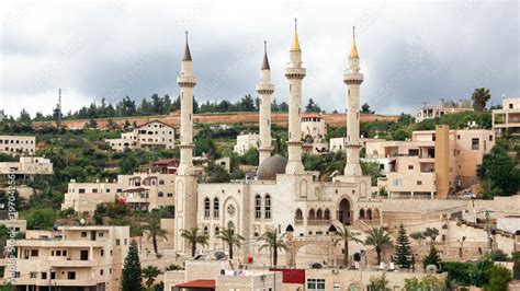 Mosque named Kadyrov inIsraeli village of Abu Ghosh. Stock Photo ...