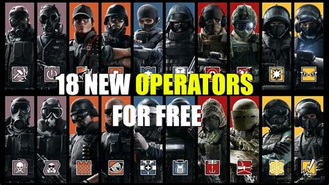 How To Get 18 Operators For FREE! Rainbow Six Siege Get Finka for free ...