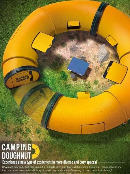 Camping Doughnut Camping Tent | Gadgetsin