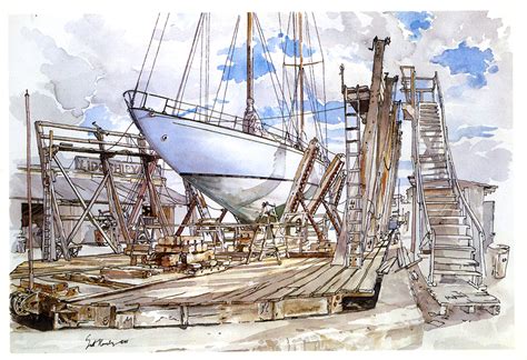 Lido Shipyard | Art by Scott Kennedy