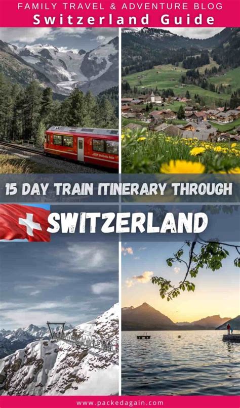 15 Days Switzerland Train Itinerary | Packed Again