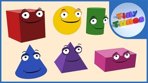 3D Shapes For Kids | Tiny Tunes - YouTube