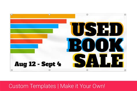 Bring Attention To Your Used Book Sale With Vinyl Banners