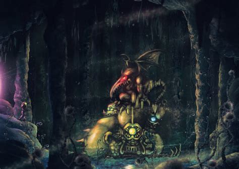 That scary statue of the bosses in Super Metroid….. | Game-Art-HQ