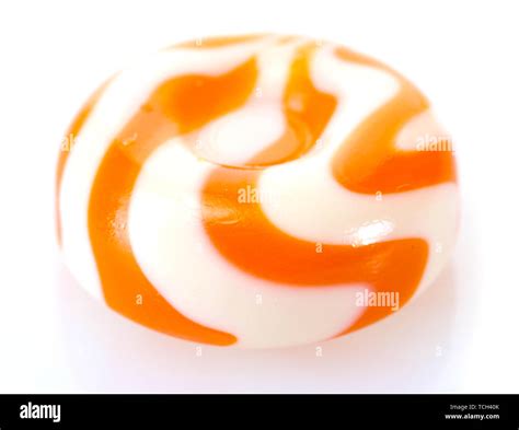 striped fruit candy isolated on white Stock Photo - Alamy