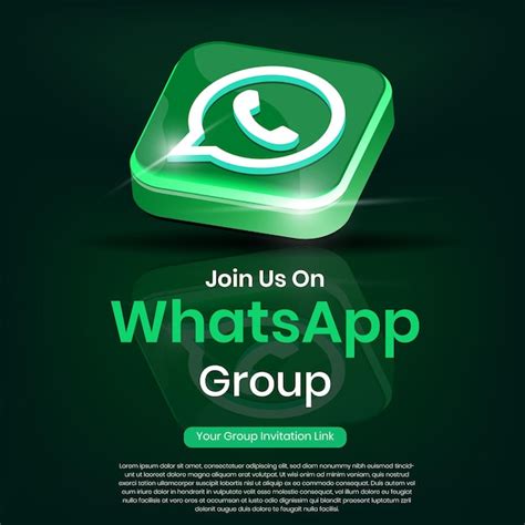 Premium Vector | Join us on WhatsApp group vector whatsapp logo for social media post banner ...