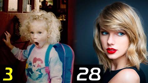 Taylor Swift Transformation From 1 To 28 Years Then And Now | Images ...