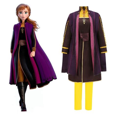 New 2019 Disney Film Frozen 2 Princess Anna Cosplay Costume | Set outfit, Cosplay woman, Outfits