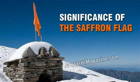 Significance of the Saffron flag | Sanskriti - Hinduism and Indian ...