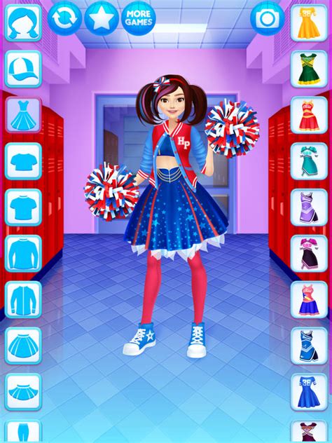 App Shopper: Cheerleader Dress Up - games for girls (Games)