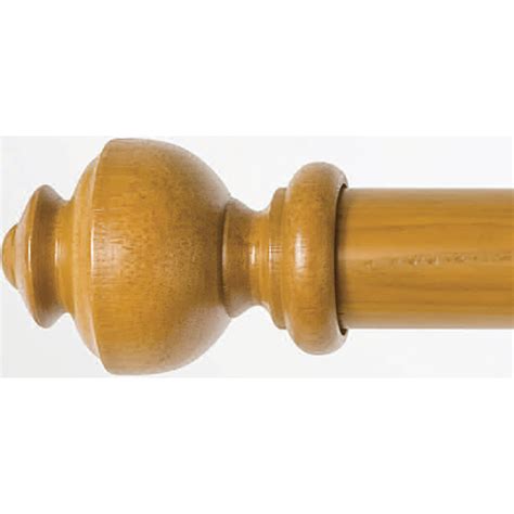 2in Tudor Finial Curtain Rods