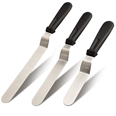 Spatula Icing8 inch Angled Frosting Spatula with Wooden Handle