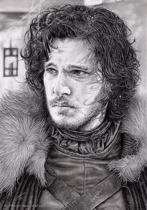 Jon Snow by myAtta-art on DeviantArt