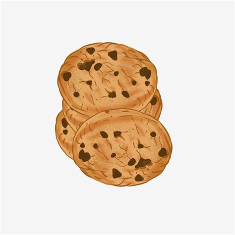 Cookies Illustration White Transparent, Gourmet Cookie Illustration, Cookie Clipart, Gourmet ...