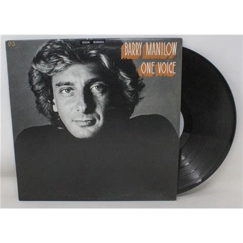 BARRY MANILOW / ONE VOICE / LP