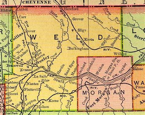 Weld County, Colorado: Maps and Gazetteers