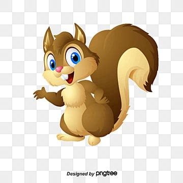 Crazy Squirrel Clipart For Kids