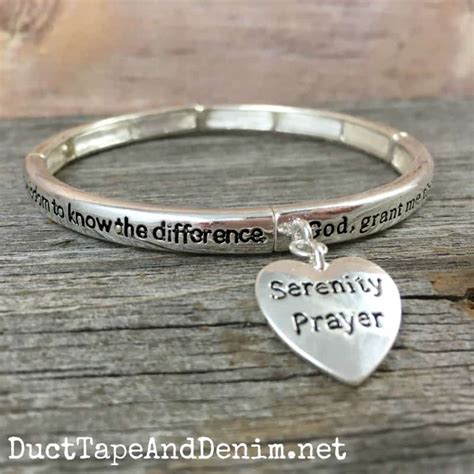 Serenity Prayer Bracelet | Duct Tape and Denim