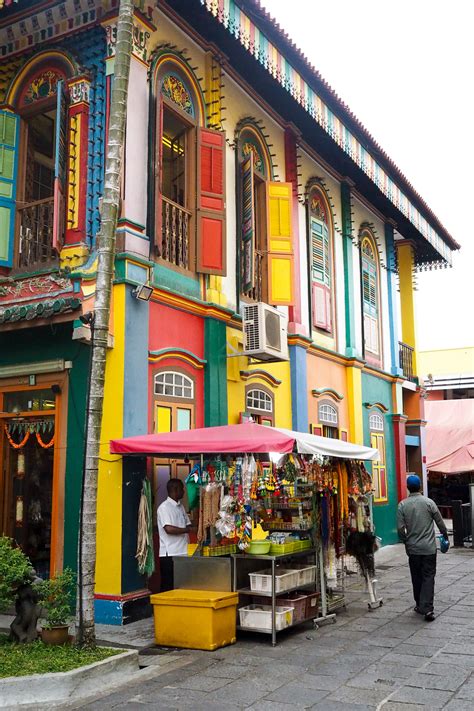 The Colorful Streets of Little India in Singapore