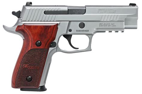 Sig Sauer P226 Stainless Elite 40 S&W Full-Size Pistol with Night Sights | Vance Outdoors